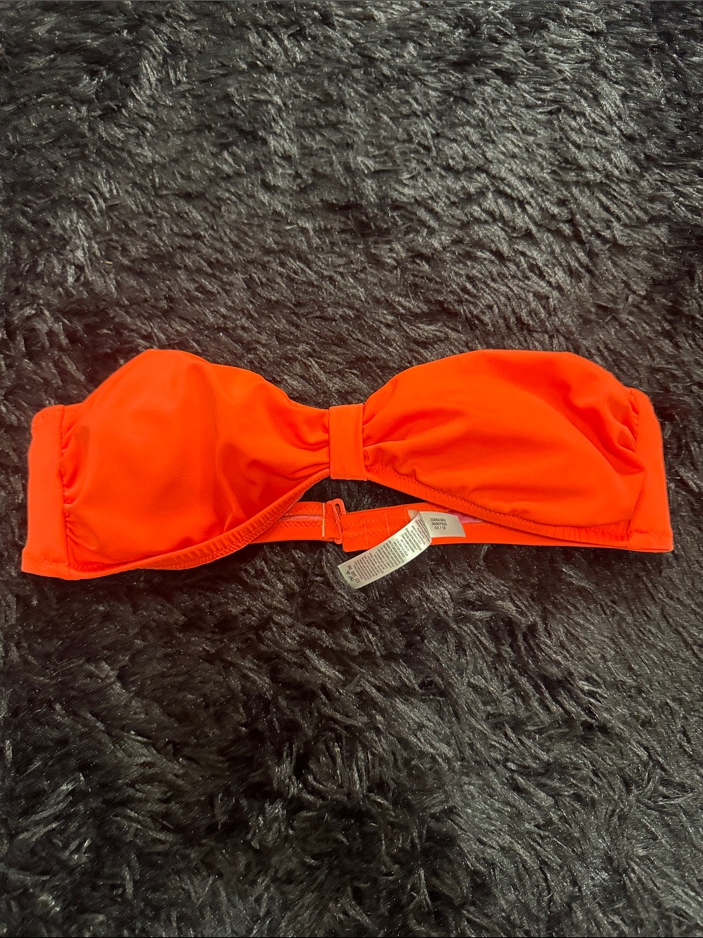 PINK Victoria's Secret Neon Orange Bandeau Top